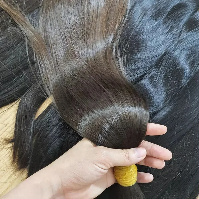 Human Hair Bulk 100% Natural Human No Weft Unprocessed Vietnamese Human Hair Extensions Hair Bulk