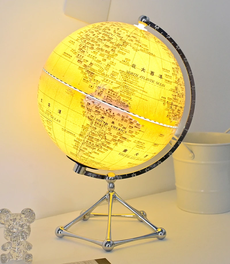 20cm light custom lightup world map globe earth desk acrylic custom chrome holden gift plastic pink new decoration globe