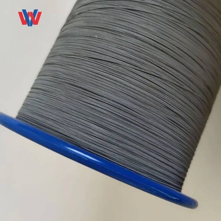 VERY WELL FACTORY CUSTOM 0.2mm double side high light Reflective Knitting Yarn/ Reflective Weaving