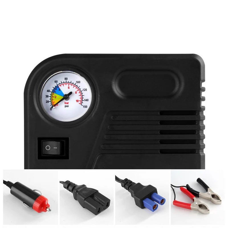 Car Supplies Small Portable With Light12vhigh-power Vehicle-mounted Electric Air