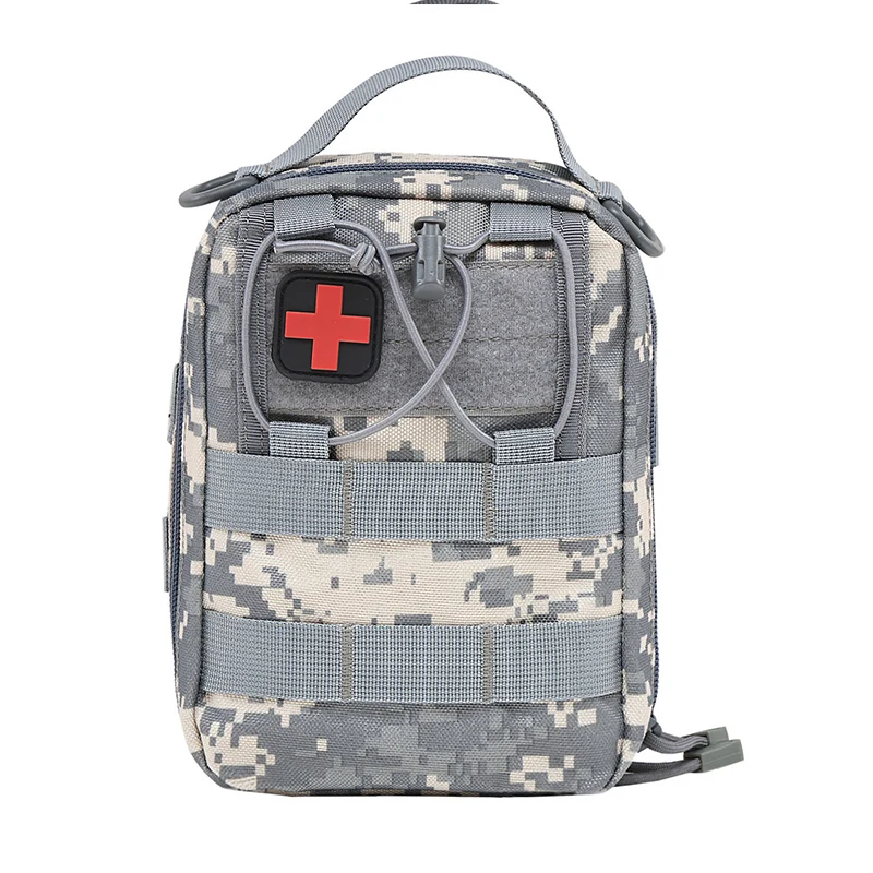 New Mini Tactical Medical Pouch Car Medical Kit Emergency  First Aid Survival Kit Custom MOLLE Attaching Bags for Hiking Camping