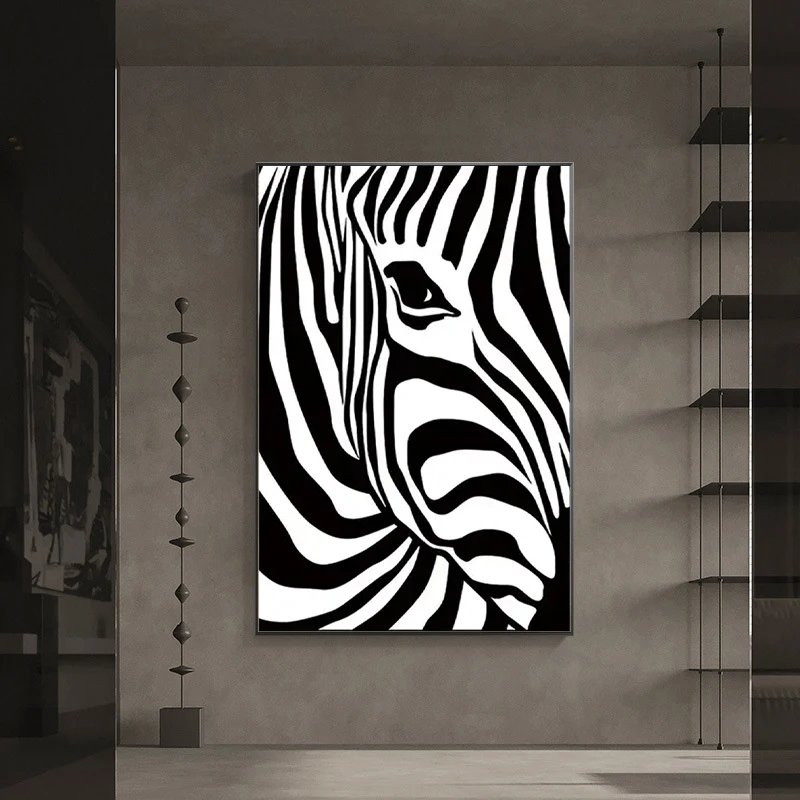 High Quality Large Hand painted Abstract Oil Painting of Funny Animals Pop Art Wall Art for Wall Decoration