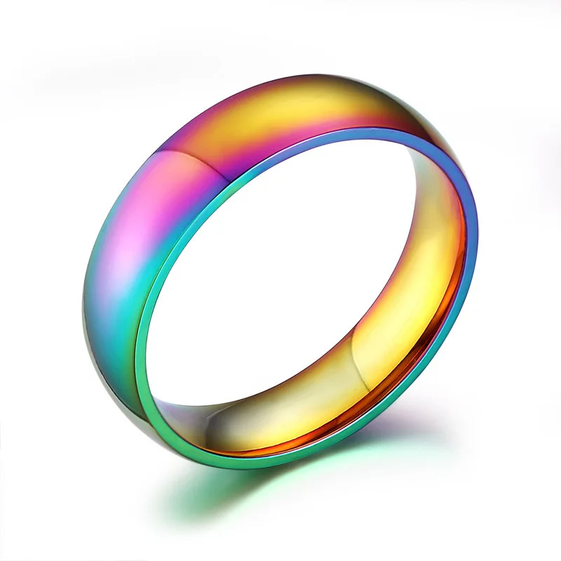 Wedding Band Mood Hematite Rings Colors Meaning Wholesale Rings For Women Jewelry Stainless Steel