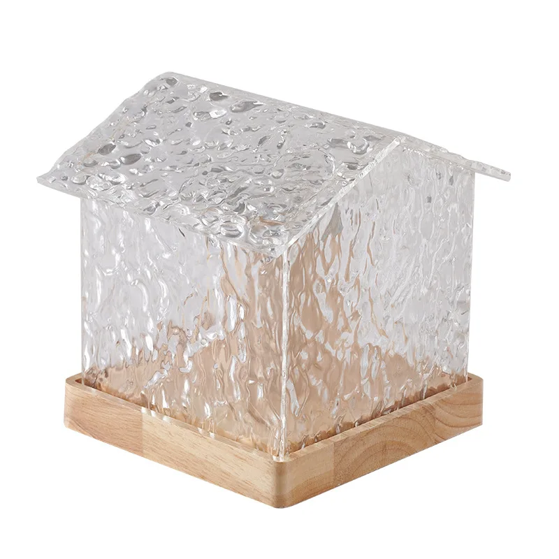 Romantic LED Remote Control Dynamic Water Ripple Light RGB Crystal Projector Atmosphere Lamp