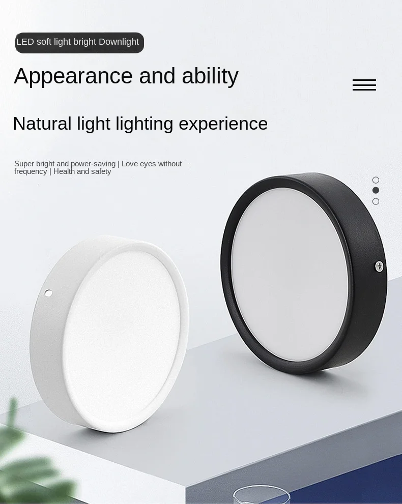 36W Light LED Panel Surface&Suspended Available White Or Black Smart Tuya CCT+Dim Led Light Panel For LED Panel Light 24W