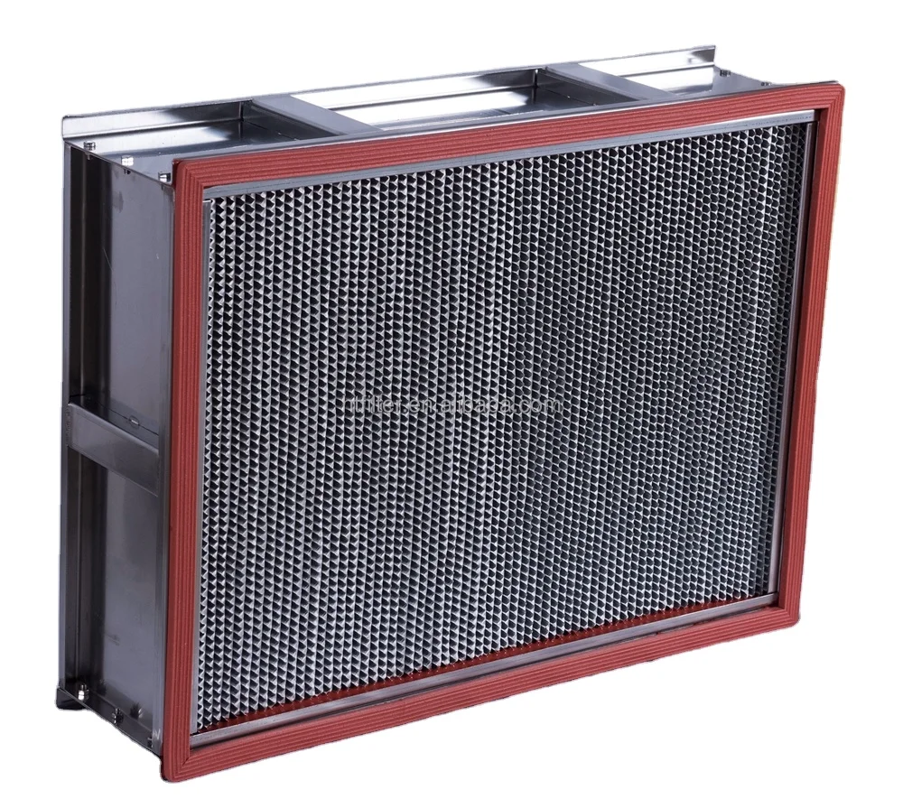 Glass Fiber Temperature Resistance High Efficient Industrial Air Filters