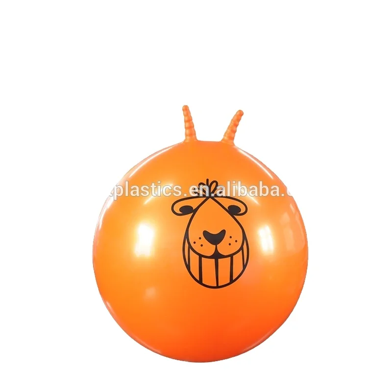 New Design Pvc Jumping Ball with Handle Tou for Children