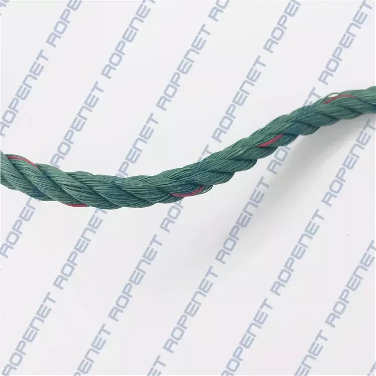 3 Strand Fiber polypropylene Braided Twisted Rope For Marine Superior Strength pp Mooring Rope