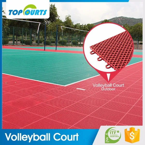 High rolling load PP plastic interlock roller hockey floor tile tiles