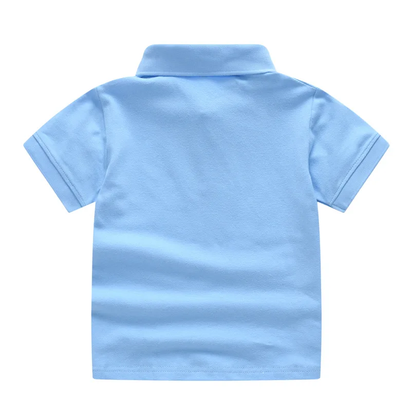C1 School Uniform Short Sleeve Polo T-Shirt Plain School Camisetas Polo Blank Solid Color Unisex Kids Classroom Polo T Shirt