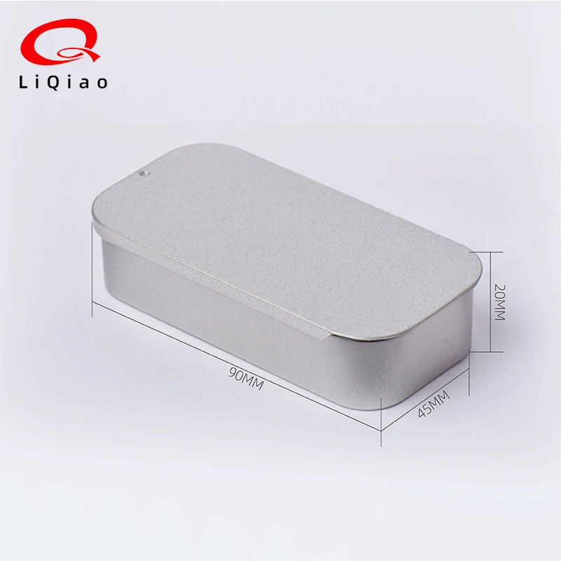 Cosmetic Organizer Chewing Gum Container Mini Iron Slide Cover Storage Jewelry Pill Chocolate Metal Tin Case Portable Tin Boxes