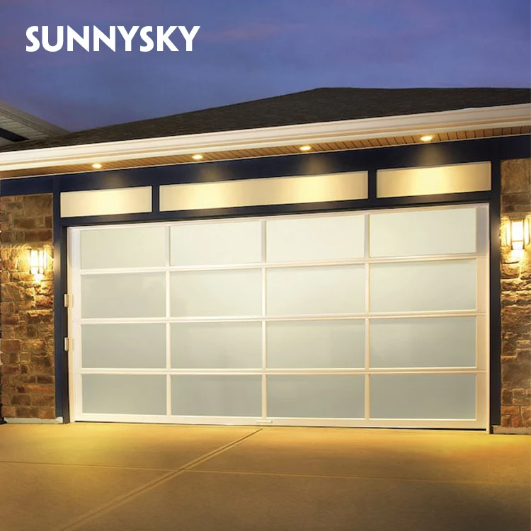 Секционные панели с цитатами фотографии алюминиевые низкие стеклянные гаражные двери от производителей