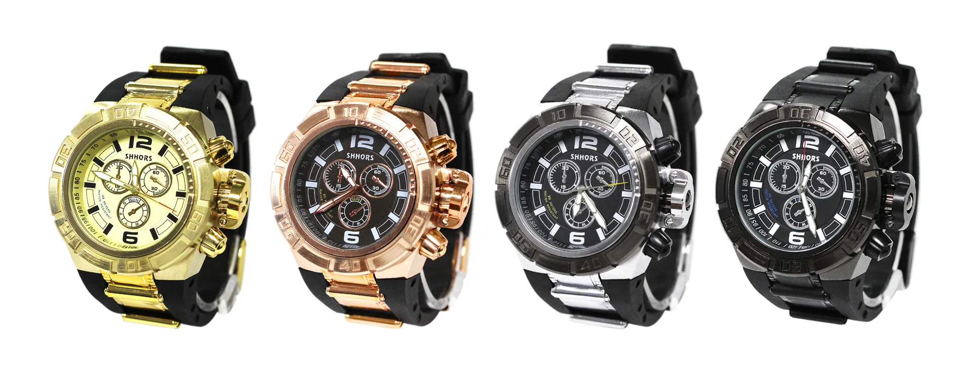 Best Quality Classic Quartz Watch for Men  Acrylic Rubber Silver Gold Leather Resin  Gold Stainless Steel Plastic Hand Watch