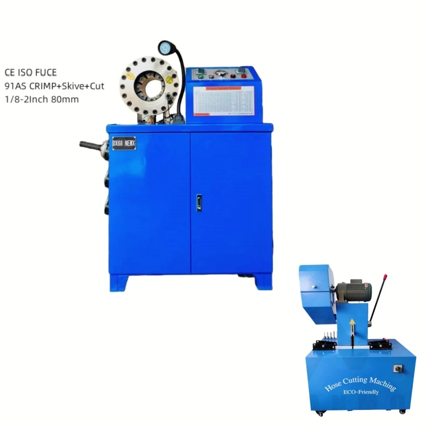 Factory High Quality Multifunctional Hydraulic Hose Crimping Cutting Skiving Machine With China Manufacturer Supply