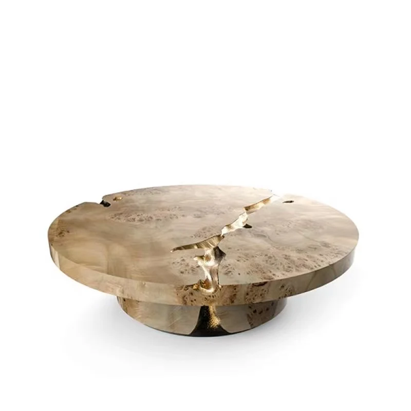 Italian Modern Luxury Coffee Table Villa Living Room Furniture Design Art Center Table