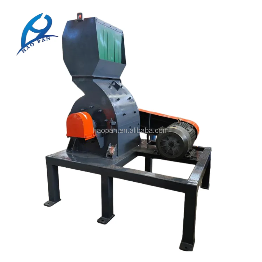 1200 haopan  plastic box bottle crusher crushing machine  plastic crusher pet pe abs pa granulator shredders