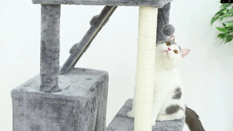
Customized Climbing Sisal Scratcher Cat Tree House 