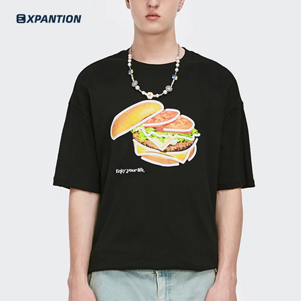 
Chinese factory Mens custom oem streetwear t shirt men over sized hip hop crew neck yellow t shirt 