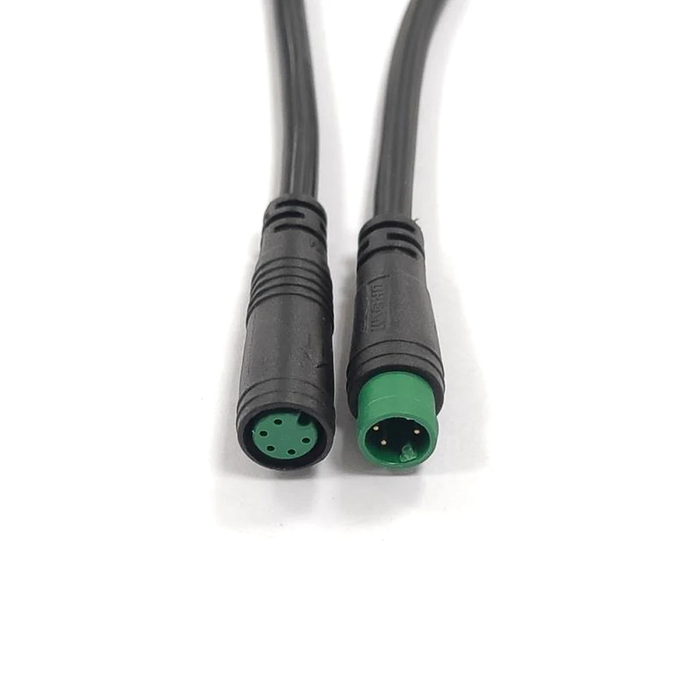 Small Size IP65 Electric Bike Waterproof Connector Female M8 5 Pin Female Male LCD Panel Connector