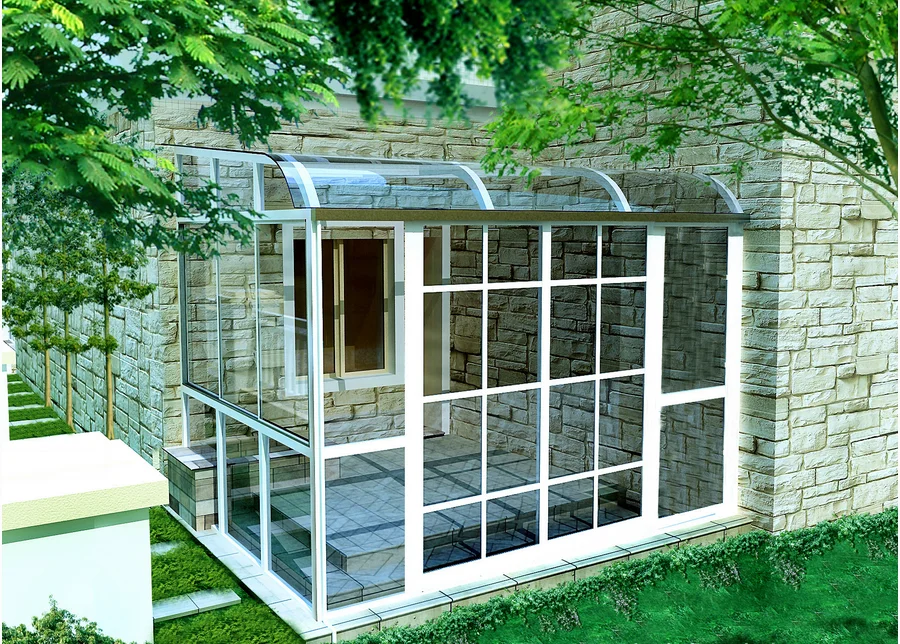 
Louver Coating Conservatory Square Hollow Section Sunroom 
