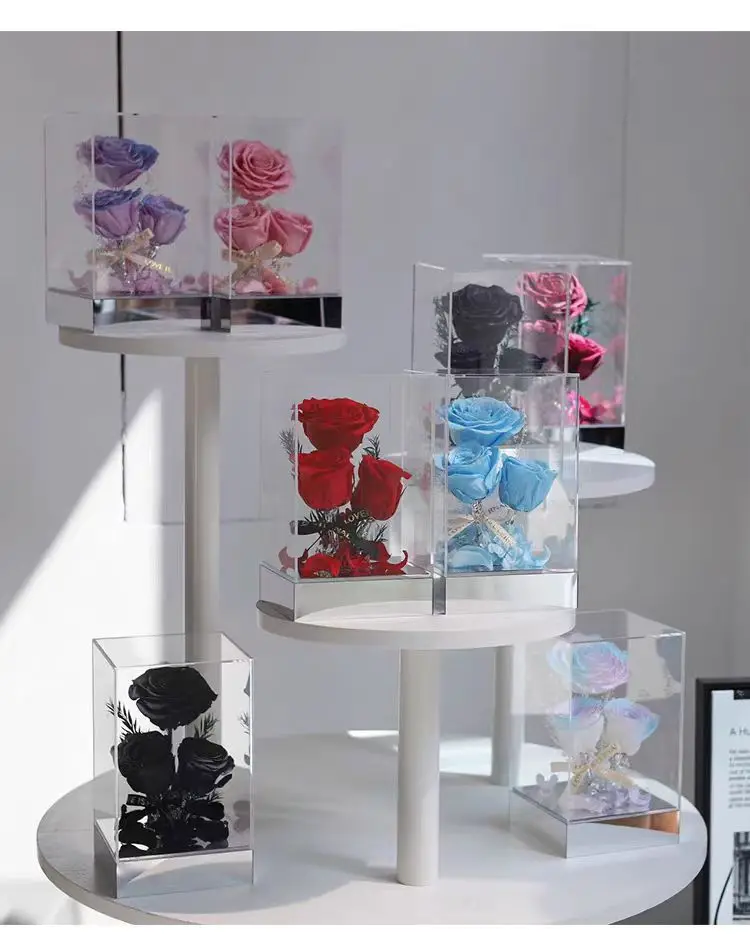 Yongshenghua acrylic cover transparent dustproof storage box customization