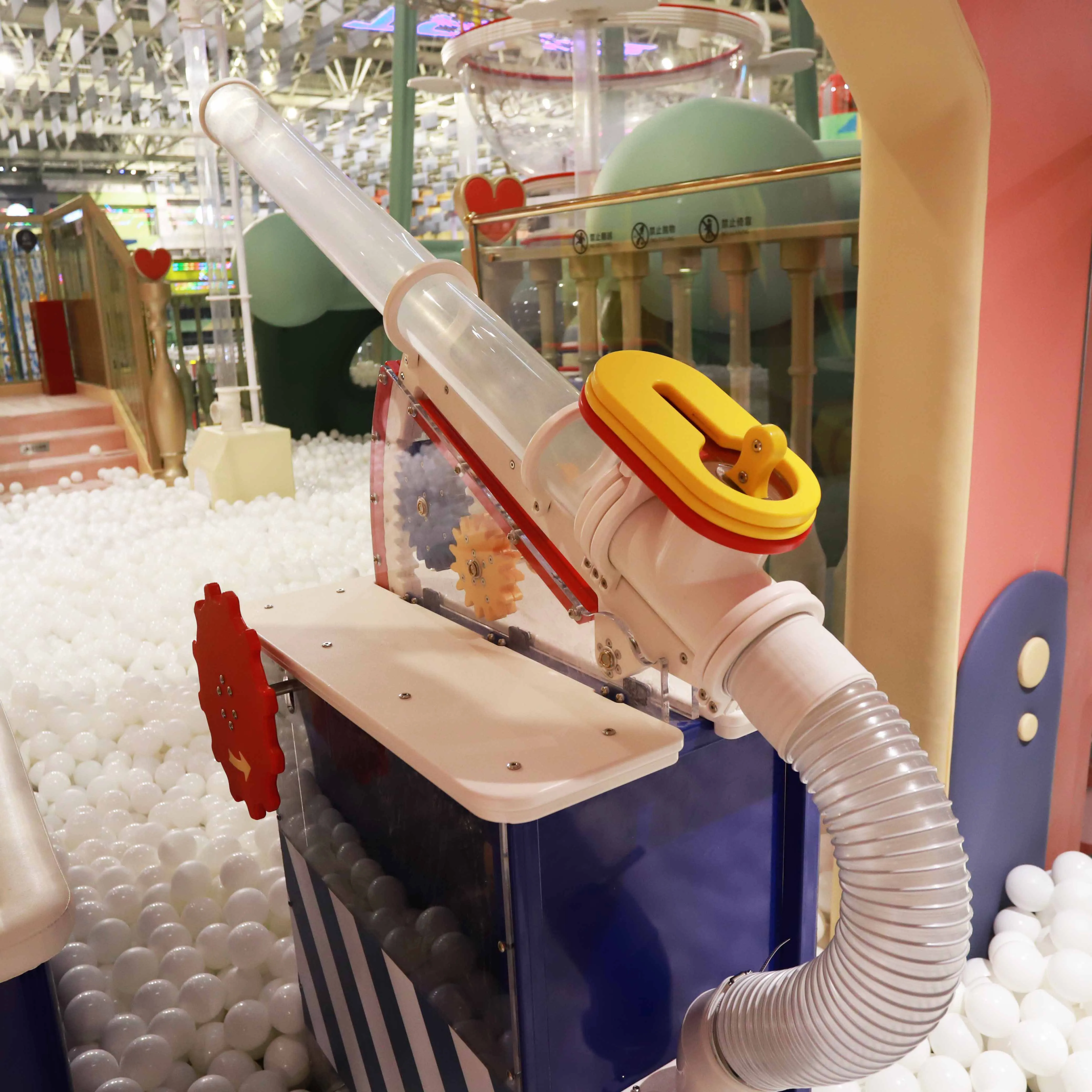 ball wall children scientific kids Mechanical ball  Science museum equipment for kids Indoor playground equipment for ball pool