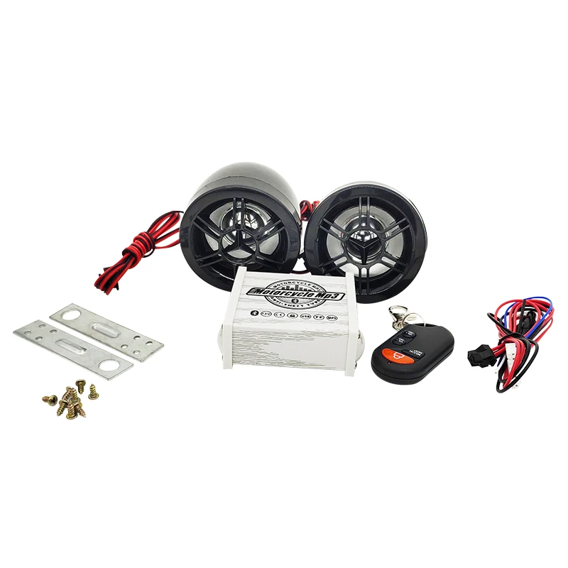 Motorcycle Accessories Horn Anti-Theft Device Manual Motorcycle Mp3 Alarm Speaker