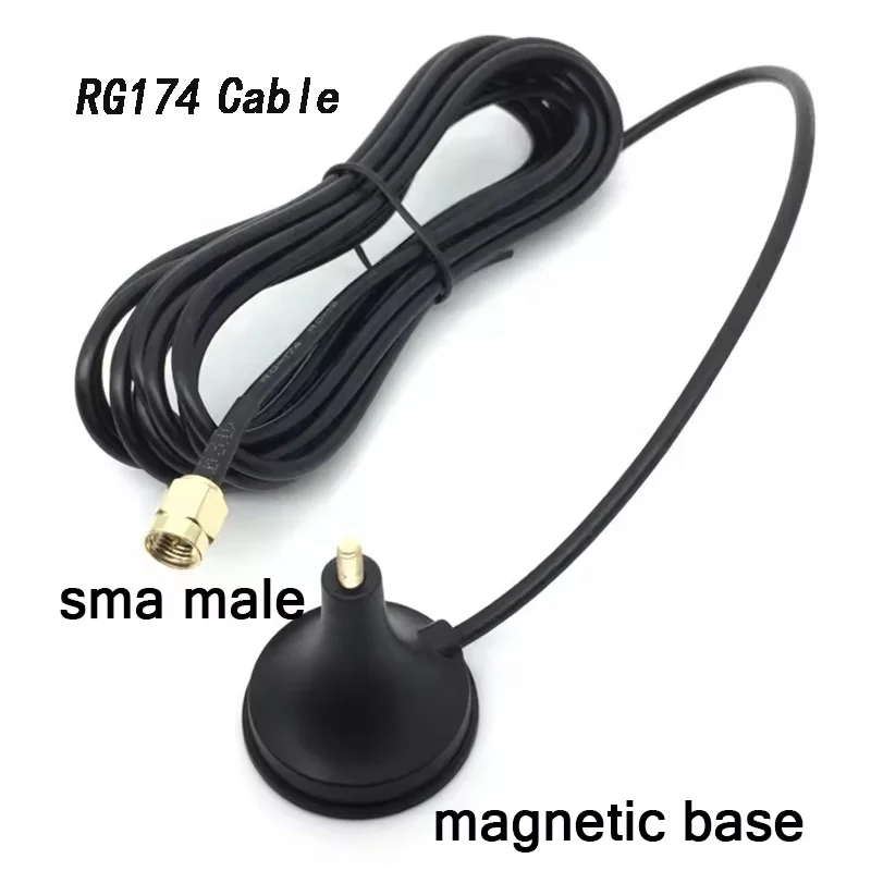 Outdoor Long Range 600-6000mhz GSM GPRS 3G 4G 5G Antenna High Gain 15dBi Magnetic Antenna for Wifi Router Modem