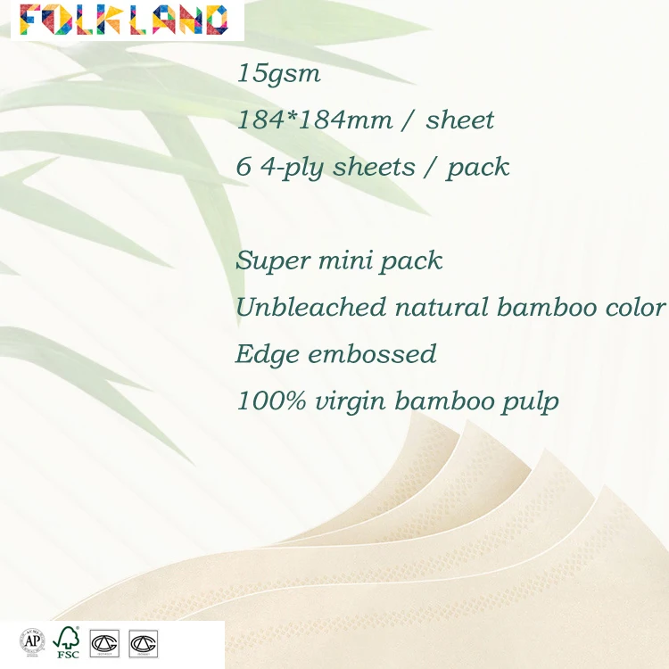 Customized Soft Pocket Facial Tissue Handkerchief Tissue