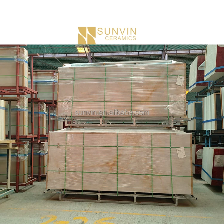 Gold Vein Sintered Stone 3200*800 Porcelain Polished Glazed Large Format Big 1200X2400 Wall Floor Rock Plate Marble Slab Tile