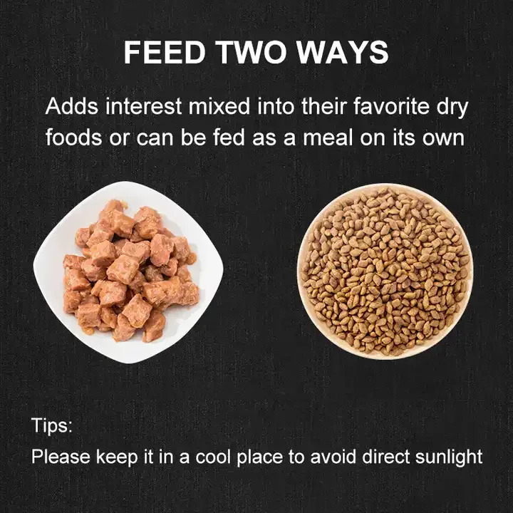 375g Factory Hot Selling Pet wet Food Wholesale  OEM ODM Multiple Flavors Cat Dog Snack Cans