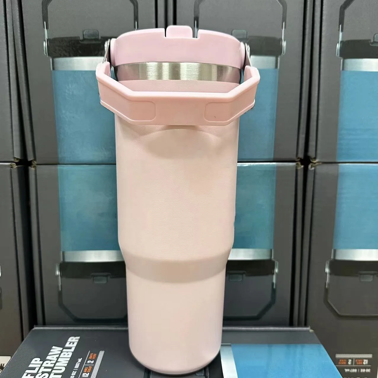 30oz H2.O FlowState Thermos Tumbler Camelia Limited Edition Quencher Orchid Rose Quartz Orchid Cream