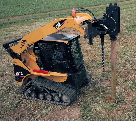 US Popular Skid steer Hydraulic Breaker Hydraulic Fence Post Pounder Driver Pile 680 chisel 68mm for 4-6 ton Yanmar T210