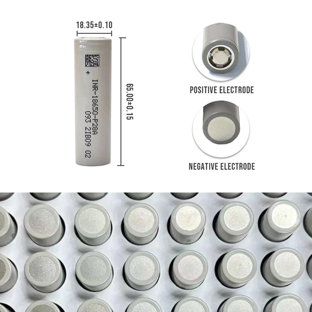 Wholesale Price P28A 18650 Battery Molicel 18650 2800mAh 35A Li-ion Molicel P28A Battery18650 Molicel