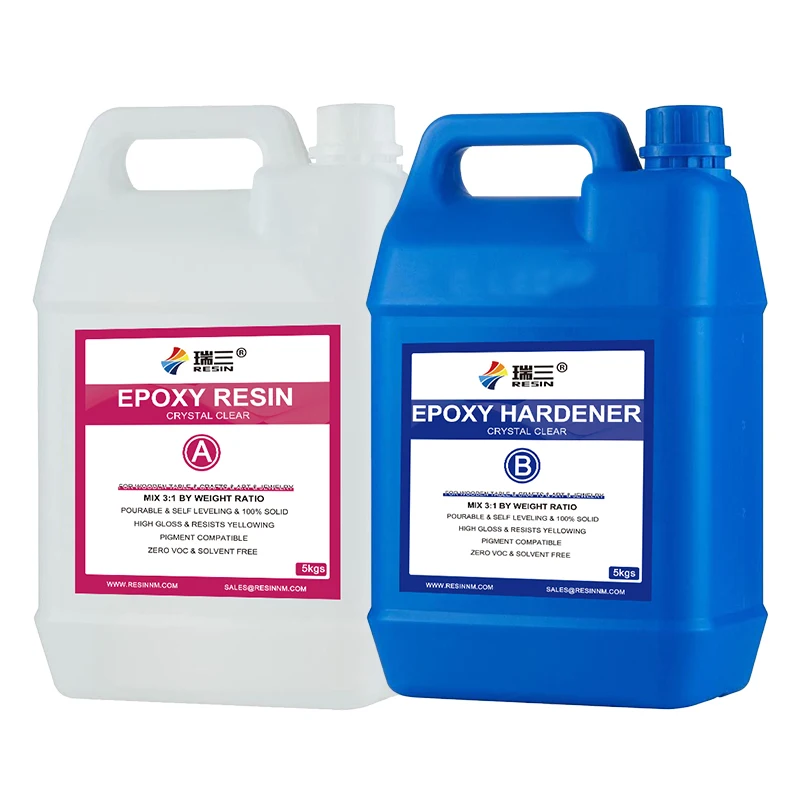Hot Sell epoxy resin diy liquid clear epoxy resin AB glue for river table casting