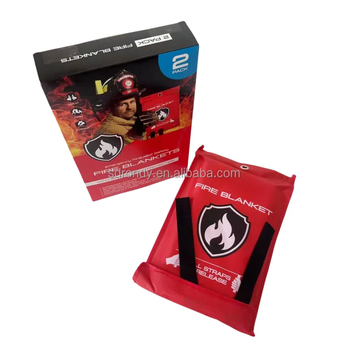 Rondy High Quality Emergency Fire Blanket Temperature Resistance 550c
