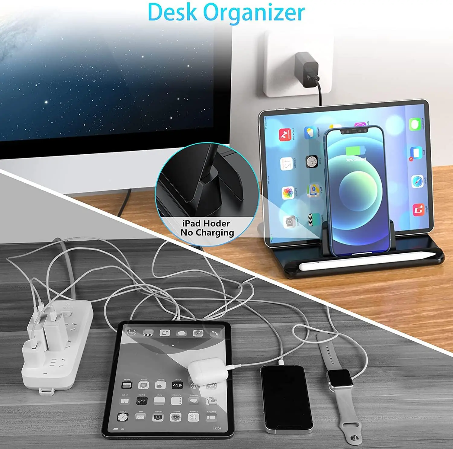 For iPhone 13 the hot-selling 5 in 1 Wireless Charger drop shipping  fast Mobile Phone Charging Station