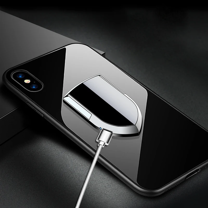 Originality Lighter USB Charging Mobile Phone Adjustable Kickstand Finger Ring Holder Lighter