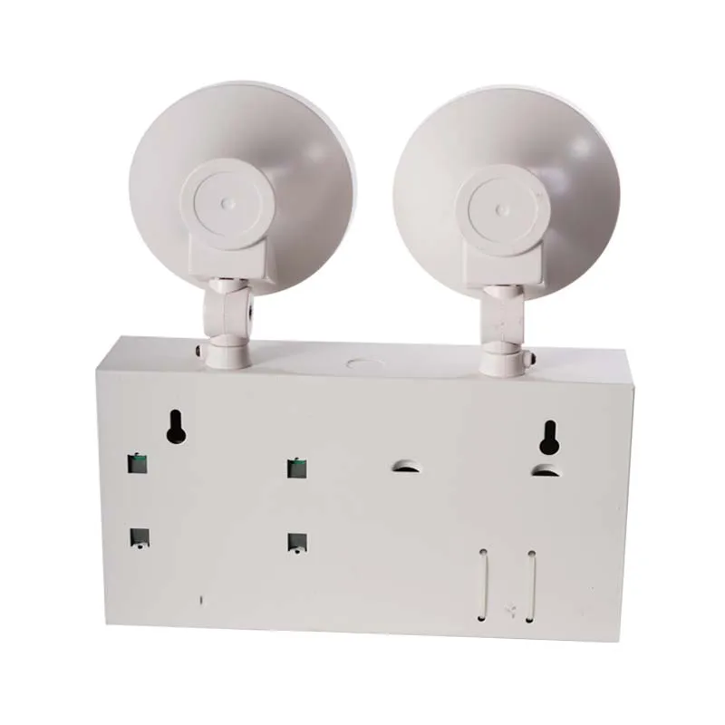 Wall Mounted Battery Operation Rechargeable Twin Spot Emergency Lights