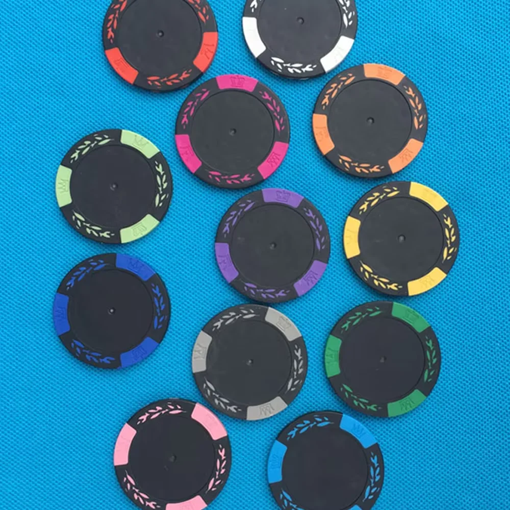 Plastic Long Short Bars Poker Chips Card Entertainment Game ABS Colourful Poker Chips Set Board Game
