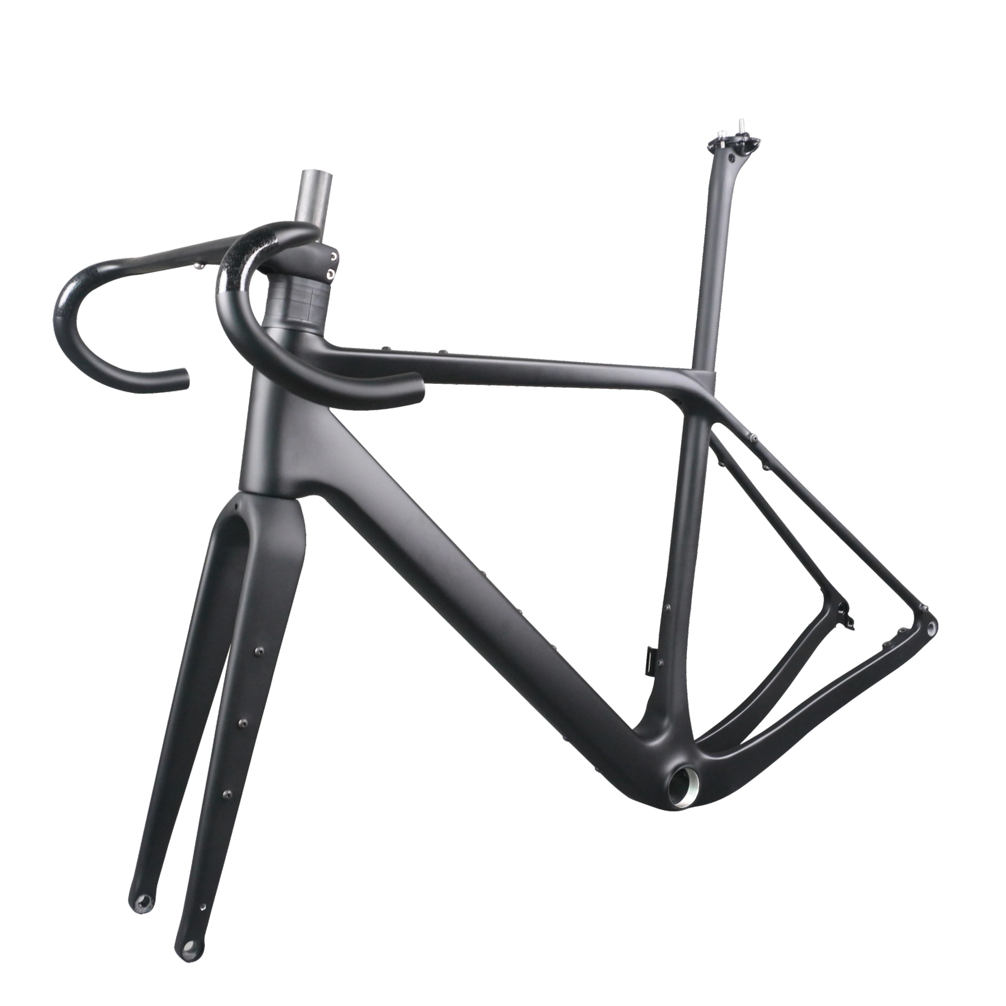 SERAPH Carbon frame GR048 Disc brake Gravel Bike Full Hidden Cable bicycle part Carbon Fiber T1000 T47 Max Tire 700X50C