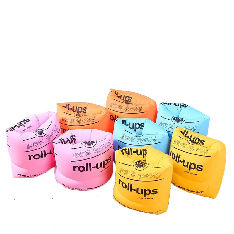 
Wholesale and custom PVC new swimming inflatable arm ring arm band floats for adult and children 