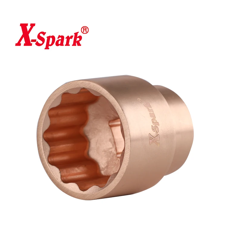 X SPARK Non-sparking Socket Spark Resistant Industrial Grade 1 2 Inch  Socket 3 4inch 1inch