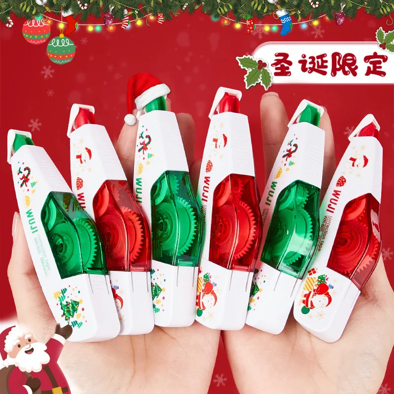 Christmas Series Children Stationery wholesale Plastic Correction Tape 6m*5mm New Corrector Correction Tape (1600544140427)