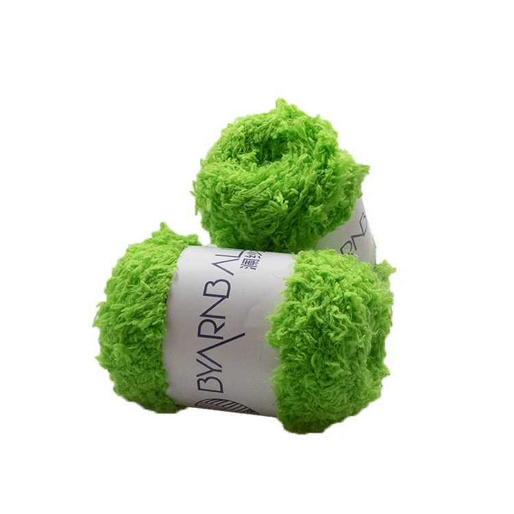 
Wholesale Soft High Quality Dyeing 100% Polyester Knitting Yarn For Crochet 