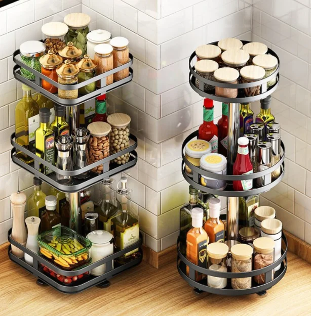 kitchenware multi sizes seasoning storage shelf organizer standing magnet spice rack spice seasoning rack