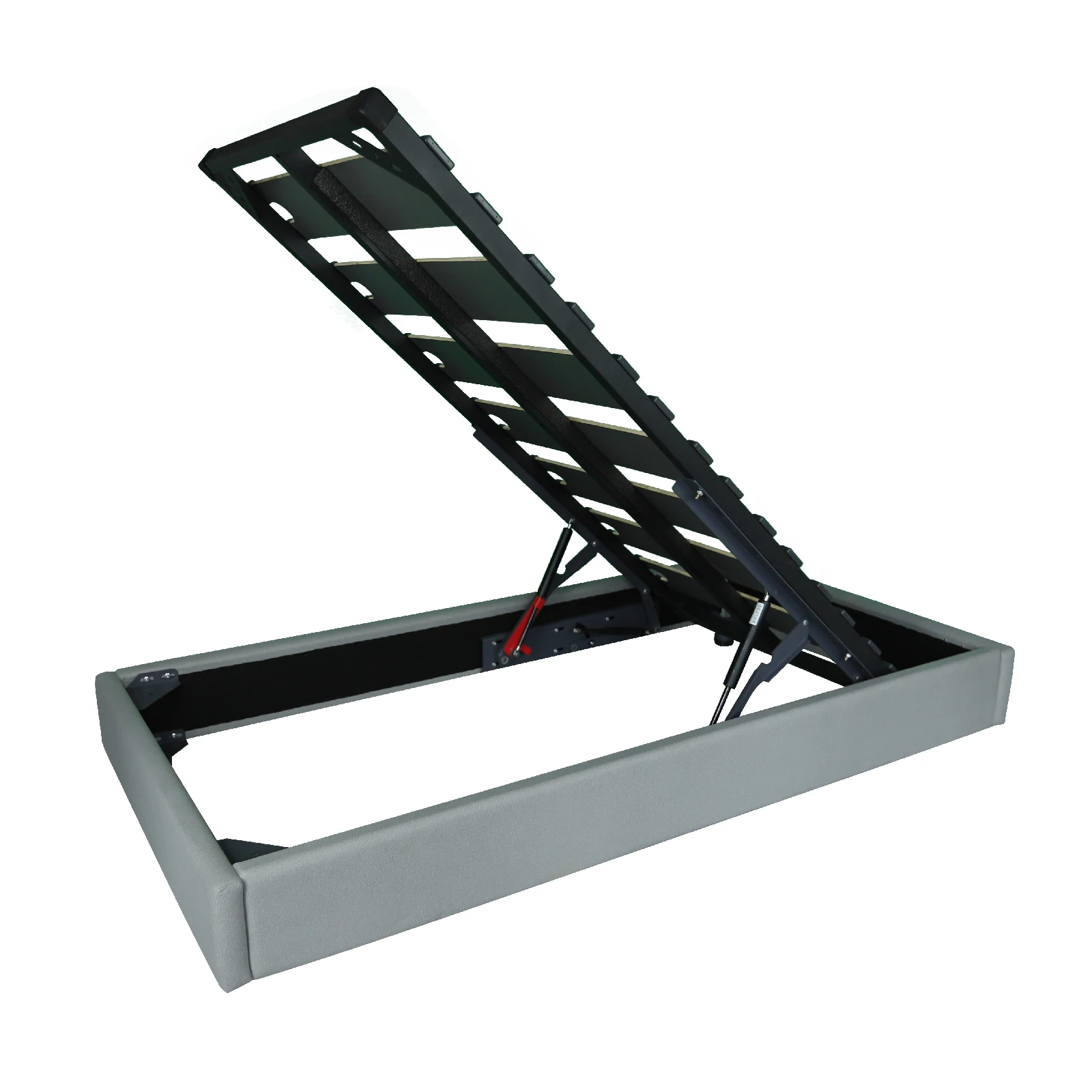 Wholesale Cheap Folding Full Size Ottoman Slatted Metal Bed Frames Gas lifter Bed Mechanism