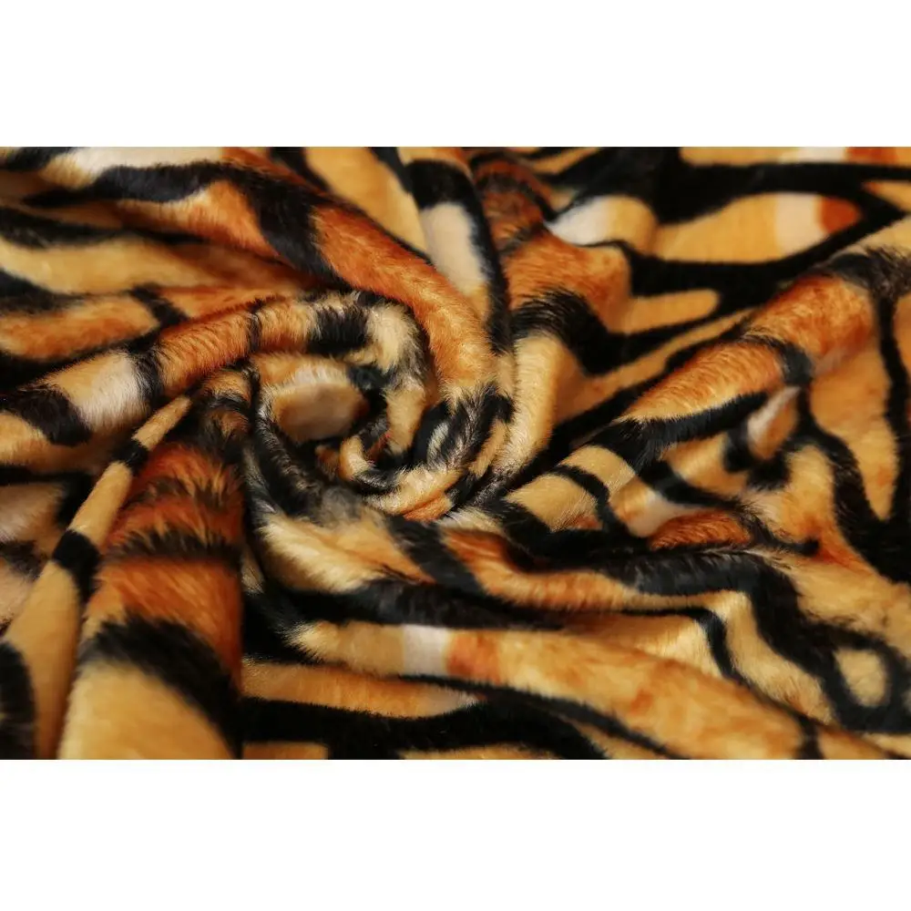 Animal 100% polyester print fleece fabric pictures printing fabric toy fabric