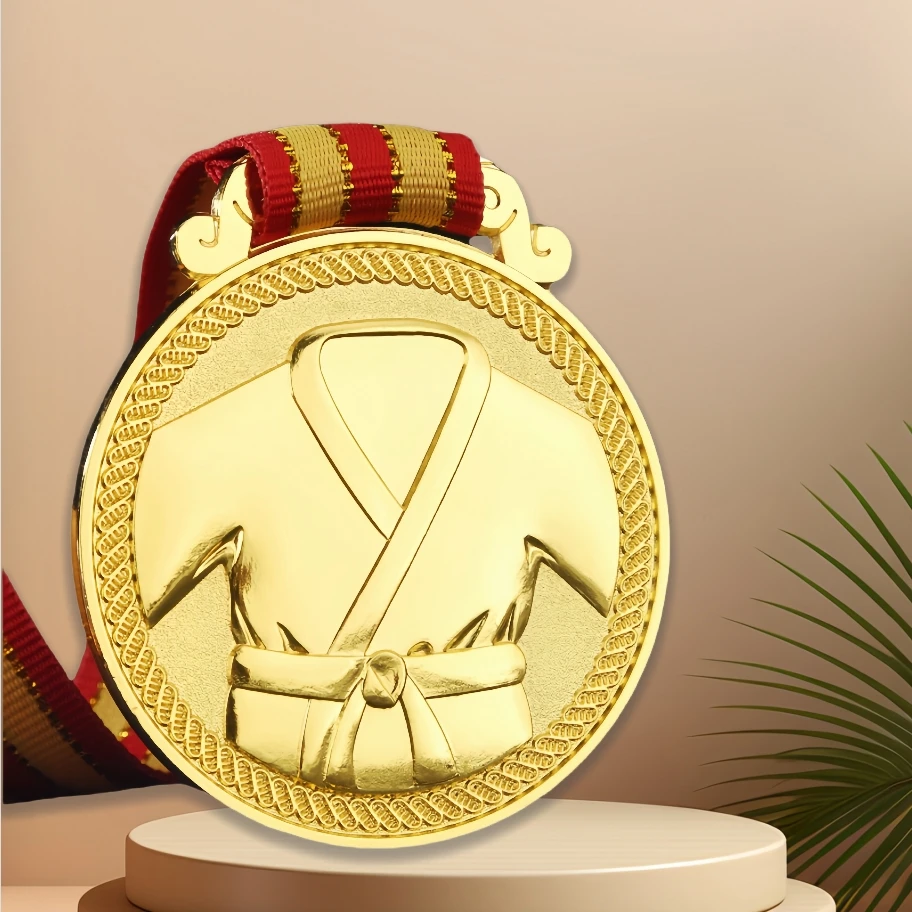 Cheap customized 1st place soccer gold sport medallion custom metal craft 3d award football Ride Medal