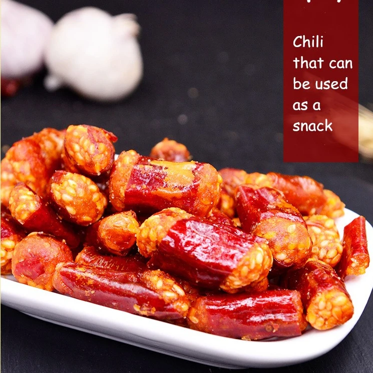 Top grade crispy and spicy chili with sesame and peanut wholesale chili nut snacks